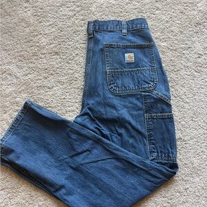 Carhartt Rugged Blue Denim Cargo Pants